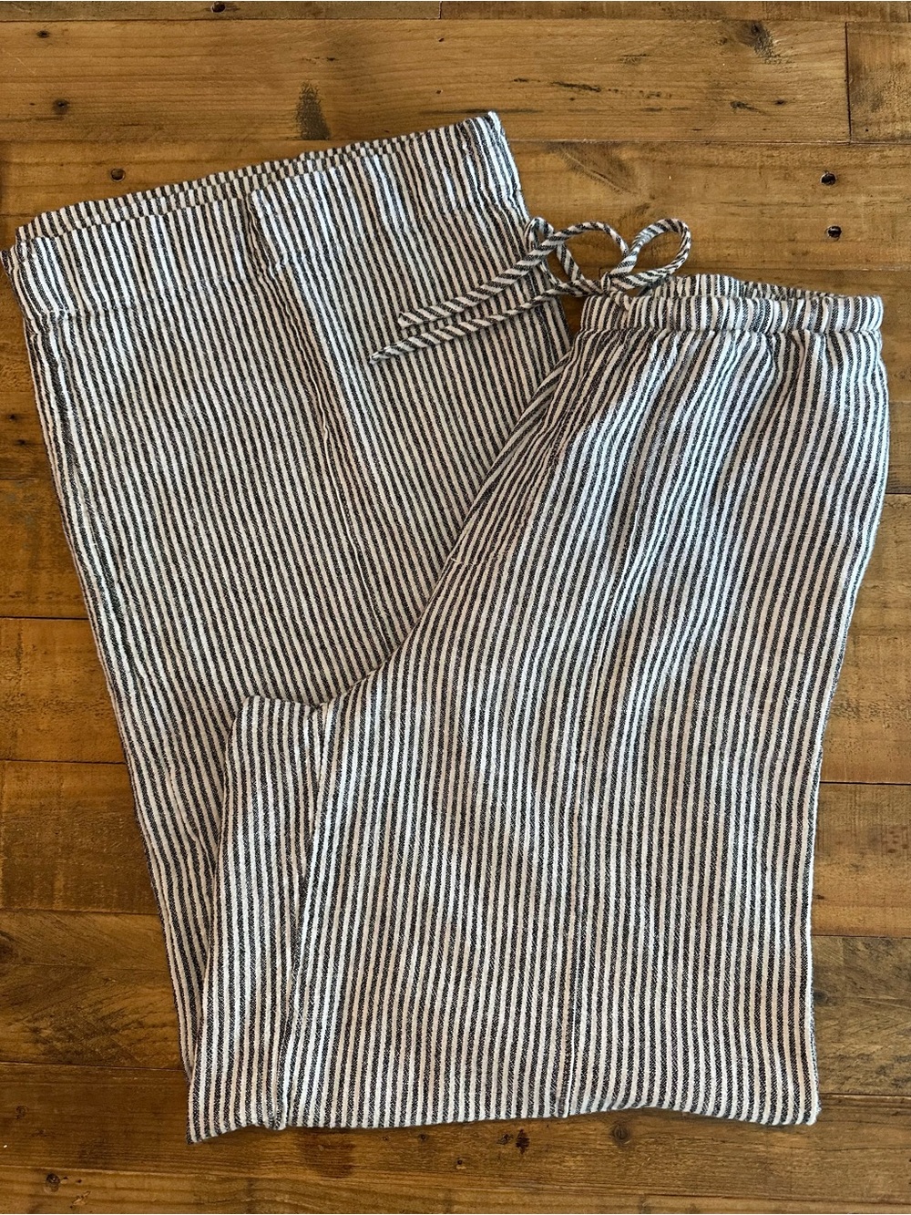 Target A New Day Black & White Striped Pants Size Small
